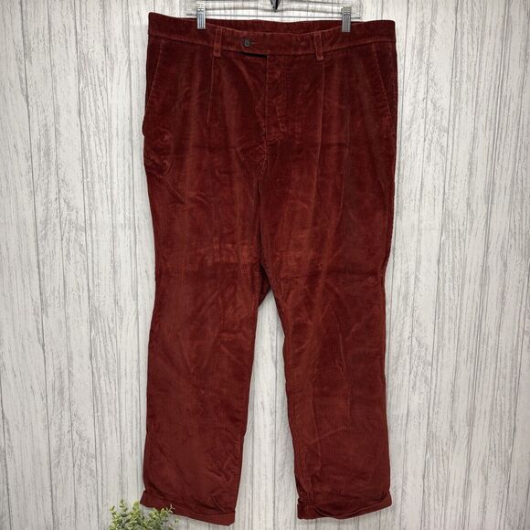 Mens Size 38 Barbour Corduroy Trousers Relaxed Fit - Picture 1 of 6
